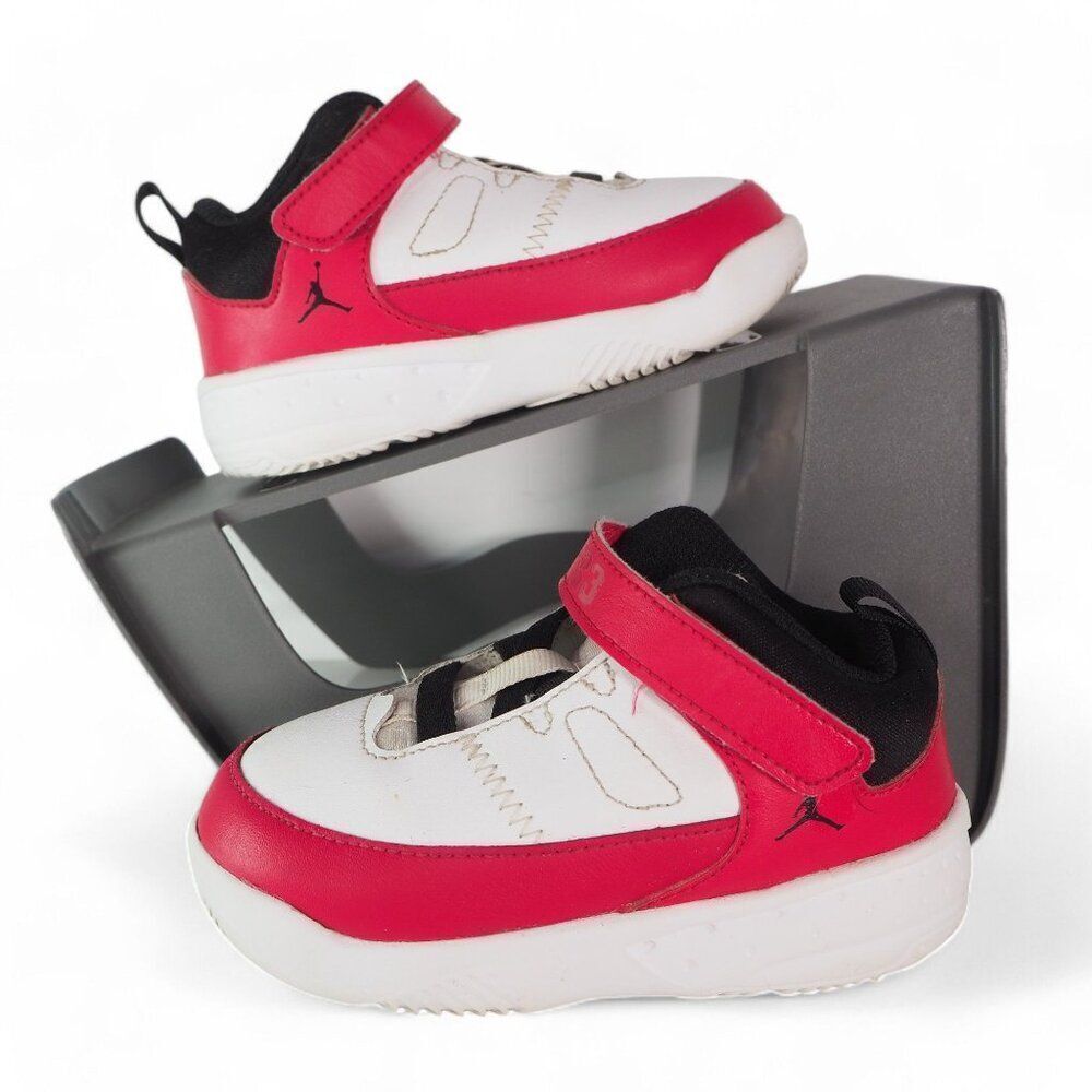 Jordan Max Aura 3 TD 'White Very Berry' Basketball Shoes DA8023-106‎ Toddler 8